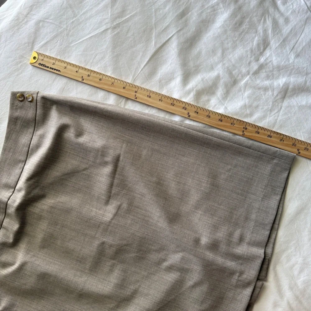 Ann Taylor Pencil Skirt 12 Professional Office Siren Quiet‎ Luxury Neutral